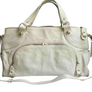 BALLY WHITE LEATHER BAG